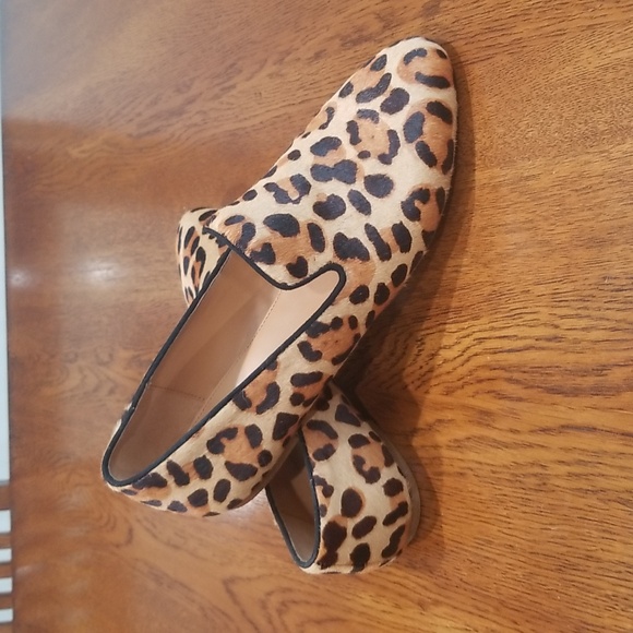 J Crew 9.5 calf hair penny loafers - Picture 13 of 15